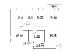 【蔚藍海18】高大特區 大三房平車 衛浴開窗