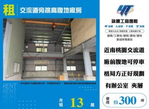 交流道旁挑高腹地廠房139