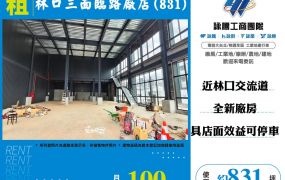 林口三面臨路廠店(831)