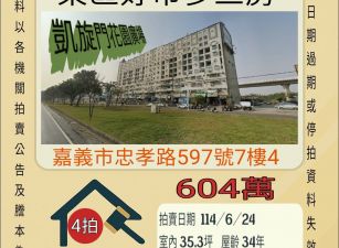 嘉義法拍屋-東區好市多三房