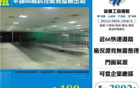 平鎮66高科技廠房整棟出租