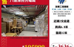 八德漂亮光電廠房出售