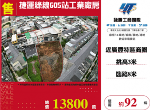 捷運綠線G05站工業廠房