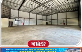 中壢新穎挑高鋼構廠房