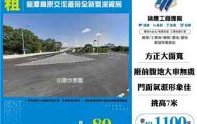 龍潭高原交流道旁全新氣派廠房