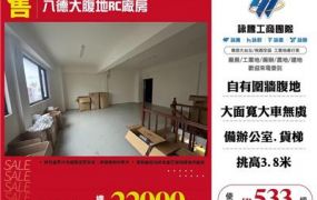 八德大腹地RC廠房