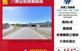 八德全新挑高廠房
