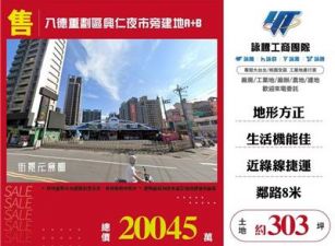 八德重劃區興仁夜市旁建地