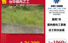【售】台中都內乙工LV01689