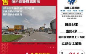 頭份新穎挑高廠房