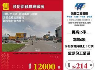頭份新穎挑高廠房