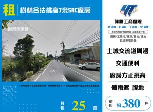 樹林合法挑高7米SRC廠房