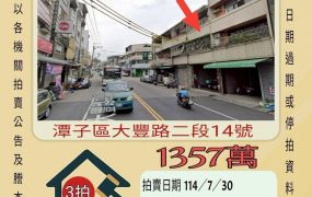 潭子大豐路二段店面-7/30開標