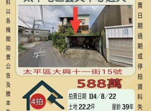 太平屯區藝文中心透天-8/22開標
