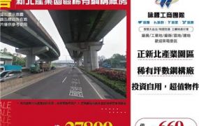 新北產業園區稀有鋼構廠房