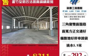 蘆竹全新合法挑高鋼構廠房