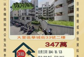 大里立新國小電梯三房-8/13開標