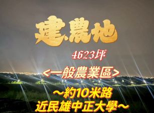 民雄旺萊山農建地4623坪