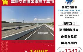 高原交流道旁漂亮工業地146