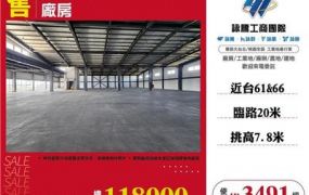 觀音台61&66全新挑高鋼構廠房