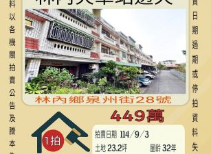 林內火車站透天-9/3開標
