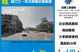 林口工一合法挑高店面廠房