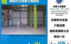 楊梅合法挑高大電廠房