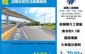 幼獅全新合法挑高廠房157