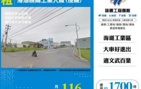 蘆竹廠房出租-海湖挑高工業大廠(後棟)