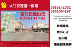 蘆竹農地出售- 大竹交流道一般農