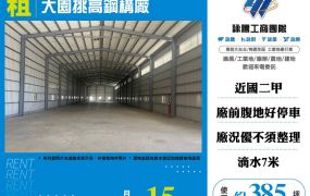 大園挑高鋼構廠房166
