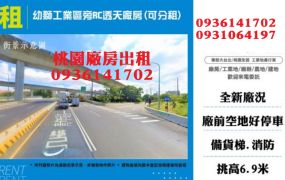 幼獅工業區旁RC透天廠房(可分租)