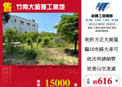苗栗竹南大面寬工業地
