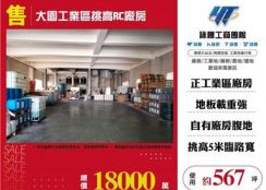 大園工業區挑高RC廠房