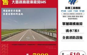 大園挑高倉庫廠房605