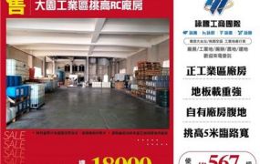 大園工業區挑高RC廠房