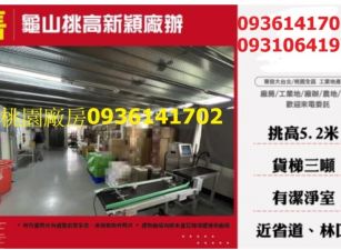 龜山挑高新穎廠辦