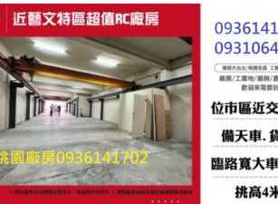 近藝文特區超值RC廠房