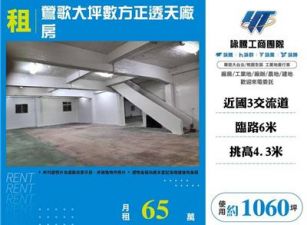 鶯歌大坪數方正透天廠房