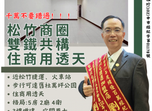 松竹商圈雙鐵共構住商用透天台中買屋賣房土地王劉志忠