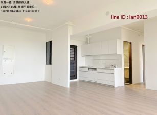 東區清景研森全新三房平車