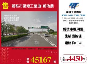 新北廠房廠辦 鶯歌市區旁工業地+都內農