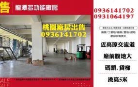 龍潭廠房出售-多功能廠房