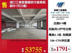 湖口工業區鑫豐時代廠辦熱銷中(可分售)