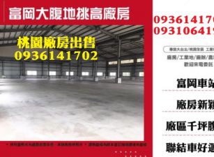 富岡千坪大腹地挑高廠房