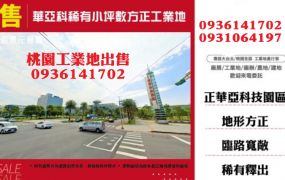 華亞科工業地-稀有小坪數方正工業地