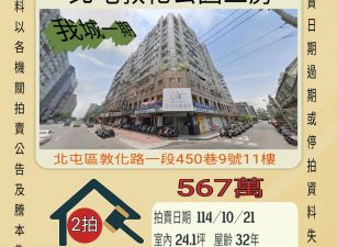 北屯敦化公園三房-10/21開標