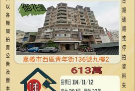 嘉義西區家樂福三房車位-11/12開標