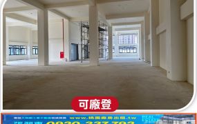 南崁氣派獨棟RC廠房(可分層租)