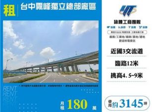 台中霧峰獨立總部廠區